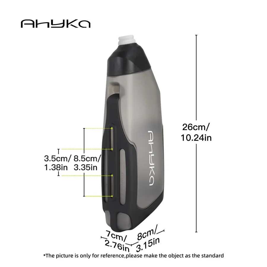 Bidon vélo aéro 600 ml avec porte-bidon en carbone AhyKa, photo 6