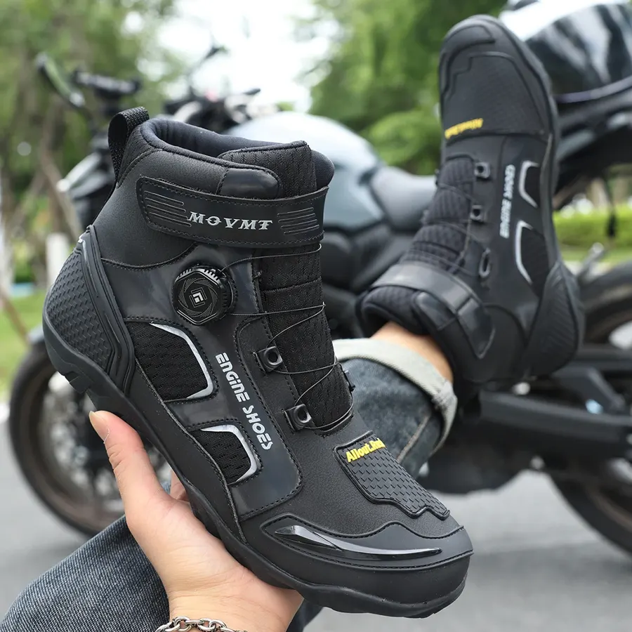 Bottines moto à serrage rotatif, photo 4