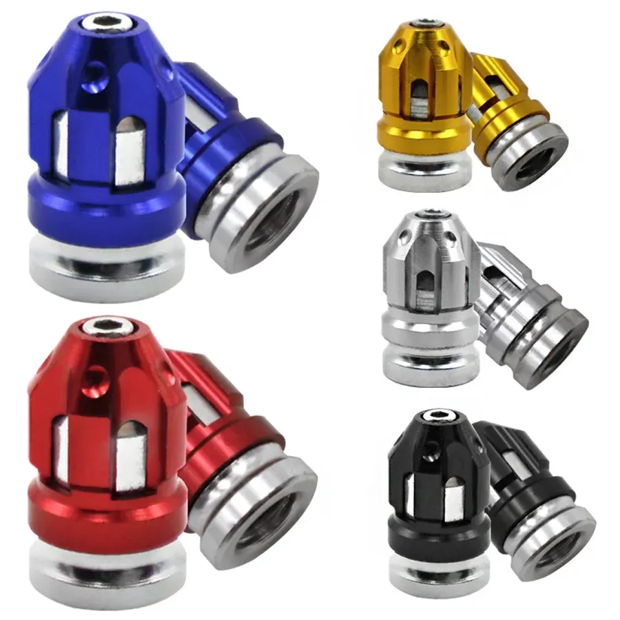 Bouchons de valve moto en aluminium CNC (la paire)
