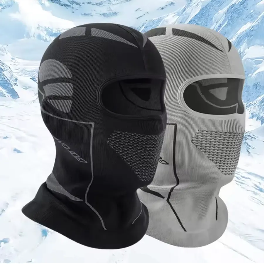 Cagoule thermique d'hiver sous casque, coupe-vent
