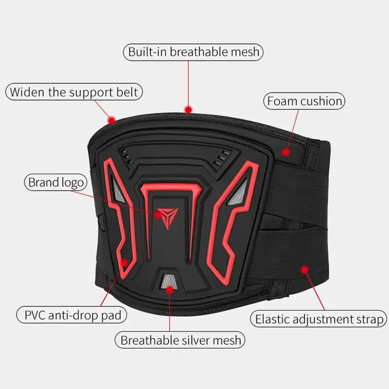 Ceinture lombaire moto MOTOWOLF avec plaque de maintien, photo 6