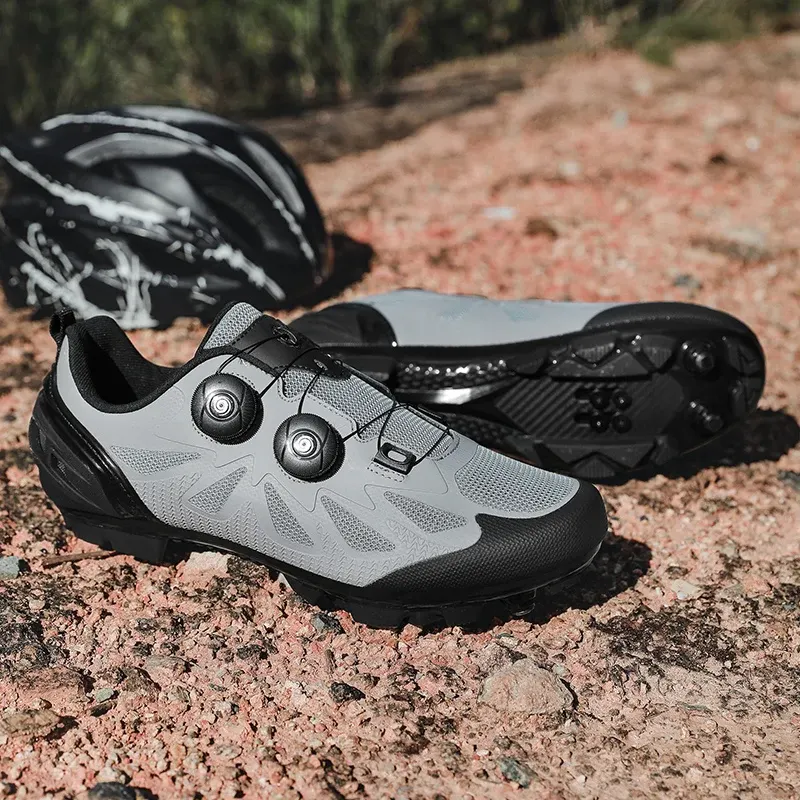 Chaussures vélo et VTT à semelle plate, serrage rotatif, homme et femme, photo 4
