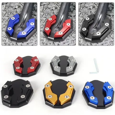Extension de béquille latérale moto en aluminium
