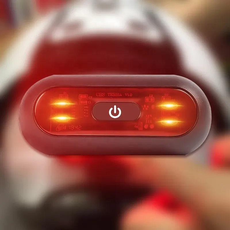 Feu arrière LED pour casque, rechargeable USB