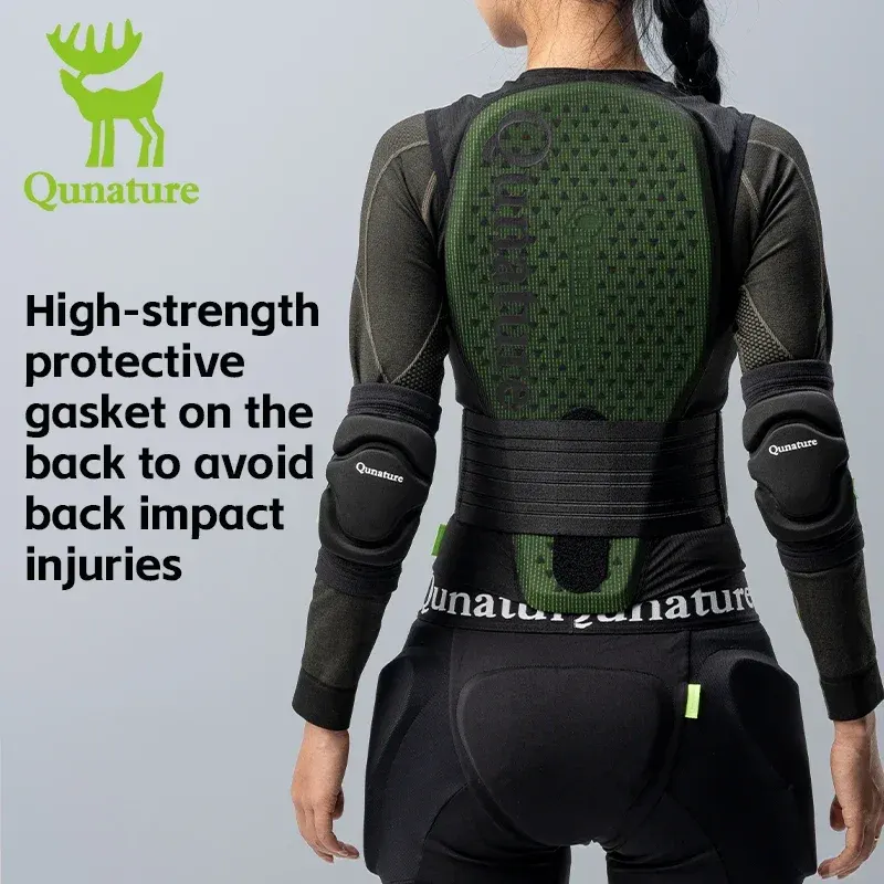Gilet de protection dorsale Qunature CE niveau 1, ski, VTT et moto