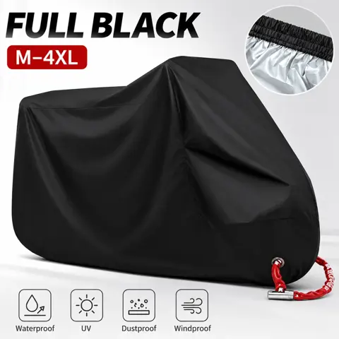 Housse moto et scooter d'extérieur imperméable, œillets antivol
