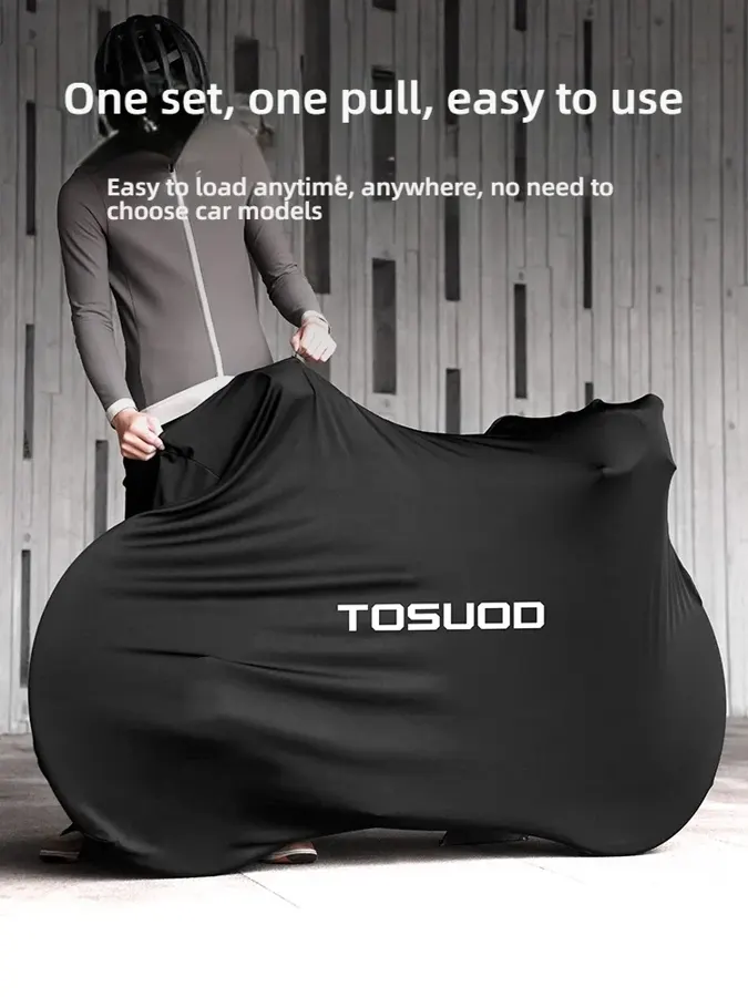 Housse de vélo intégrale TOSUOD extensible, roues 26 à 28,5 pouces, photo 6