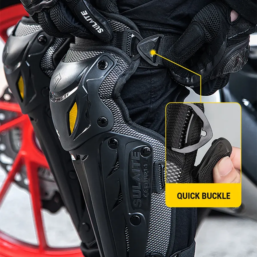 Kit genouillères & coudières articulées à boucles rapides, photo 6