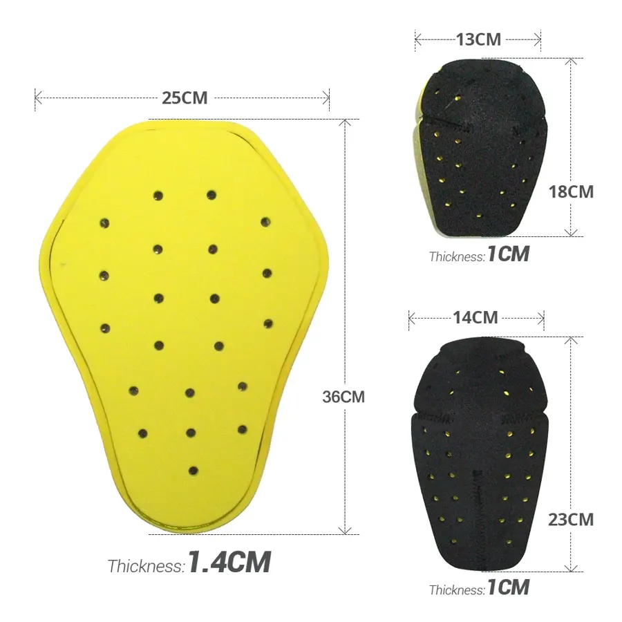 Kit 5 inserts de protection EVA pour blouson, photo 3