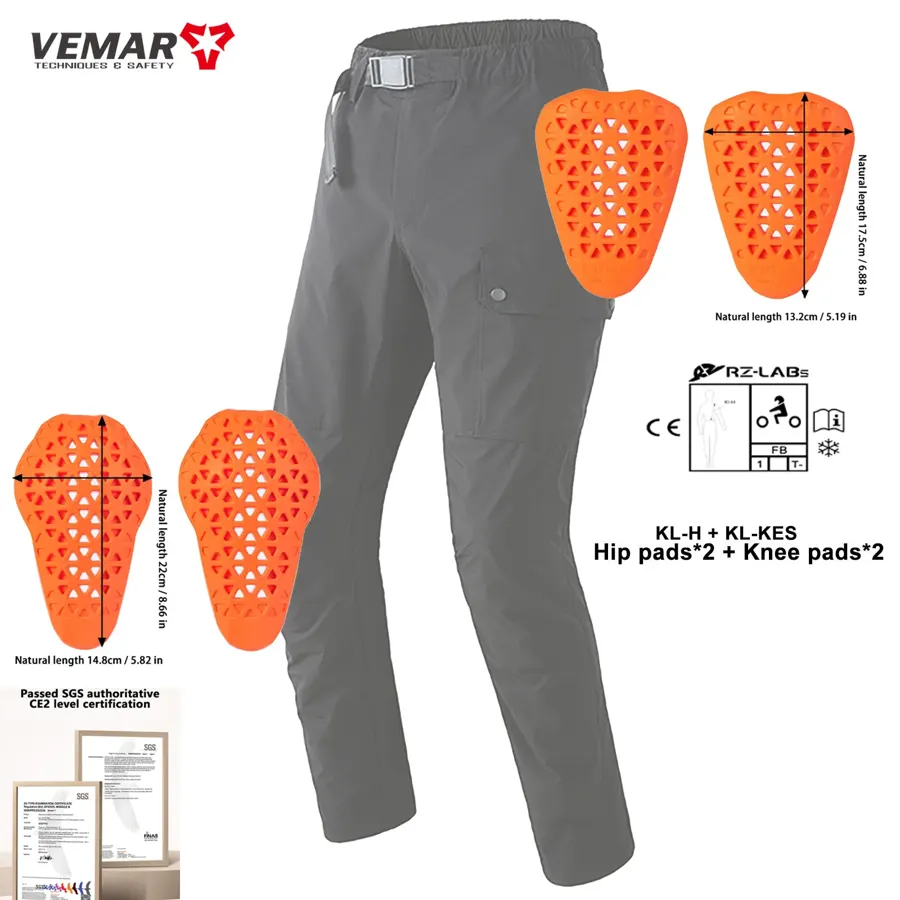 Kit protections genoux & hanches pour pantalon