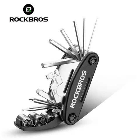 Multi-outil vélo ROCKBROS 16 en 1 avec démonte-pneus
