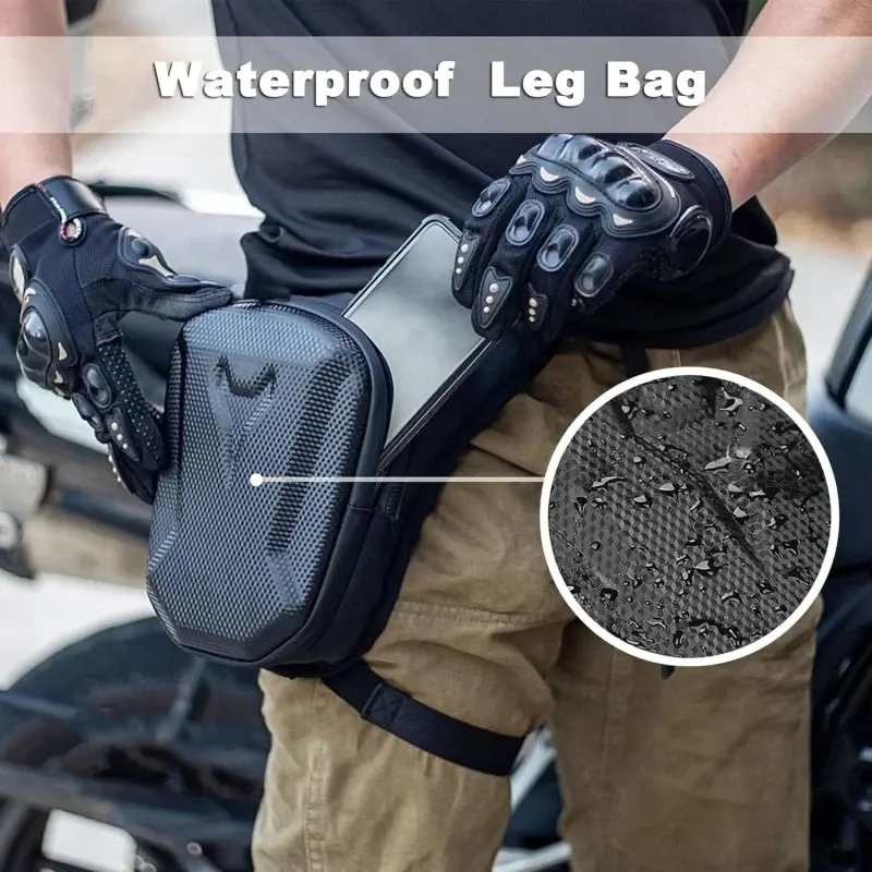 Sac de cuisse moto à coque rigide, photo 5