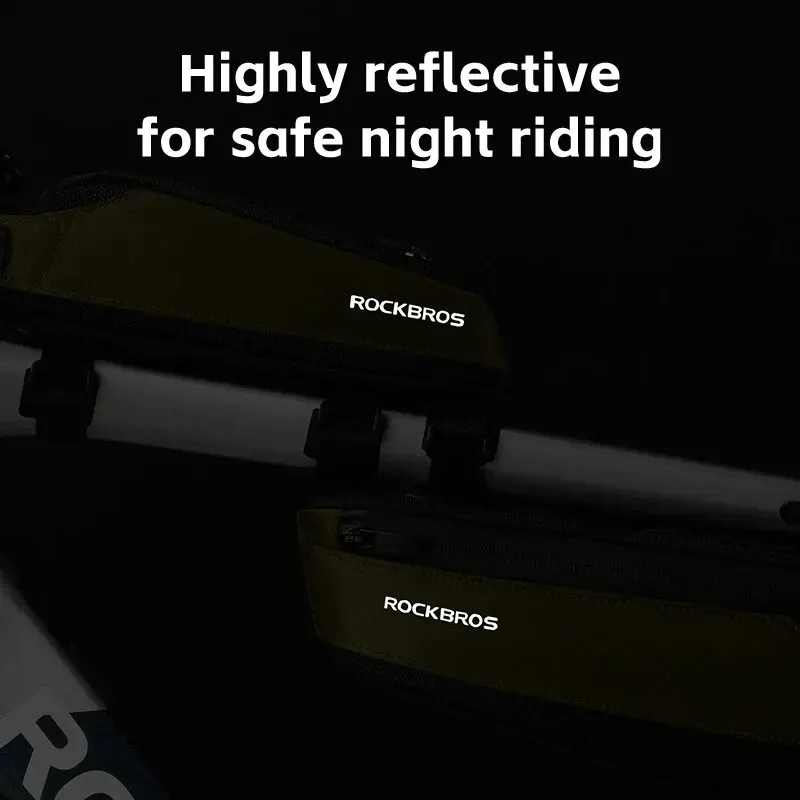 Sacoche de cadre vélo ROCKBROS réfléchissante, tube supérieur ou inférieur, photo 6