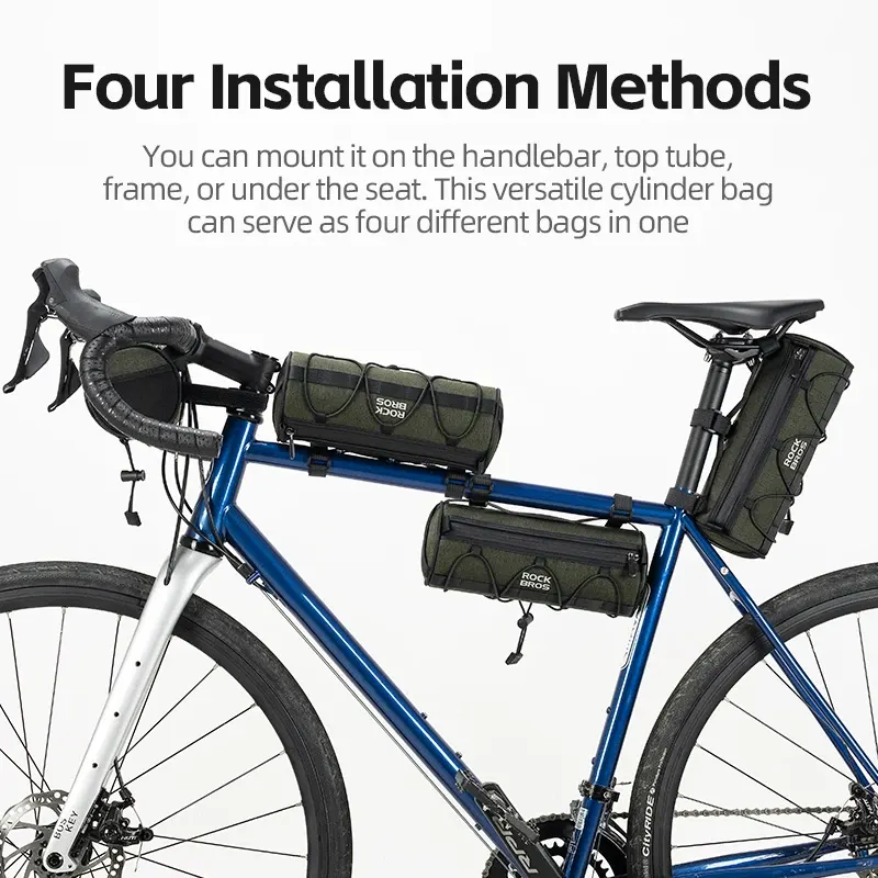 Sacoche de guidon vélo ROCKBROS 2 L, se porte en bandoulière, photo 4