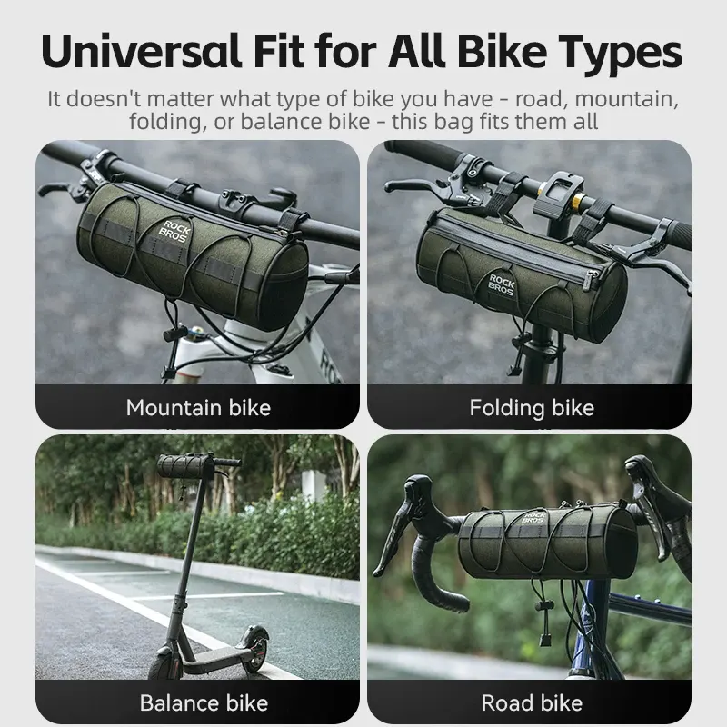 Sacoche de guidon vélo ROCKBROS 2 L, se porte en bandoulière, photo 6