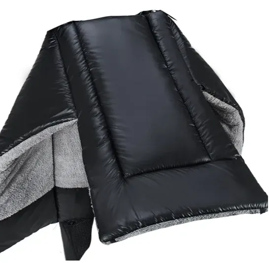 Tablier couvre-jambes de scooter pour l'hiver, doublure polaire