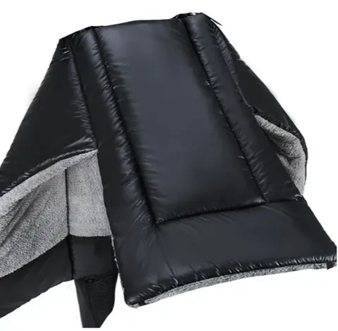 Tablier couvre-jambes de scooter pour l'hiver, doublure polaire