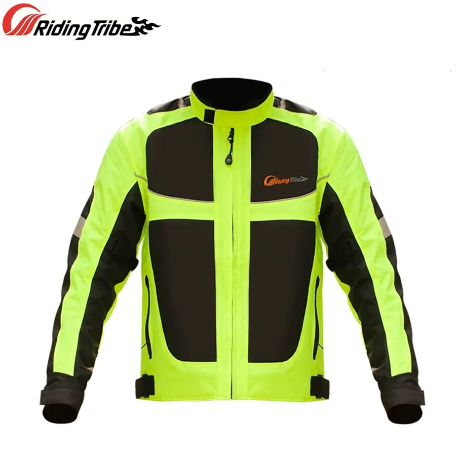 Veste moto été haute visibilité avec protections
