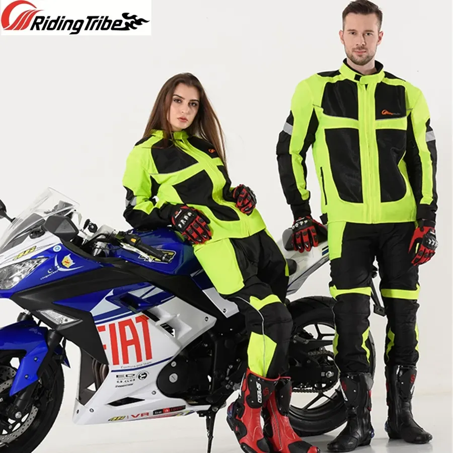 Veste moto été haute visibilité avec protections, photo 6