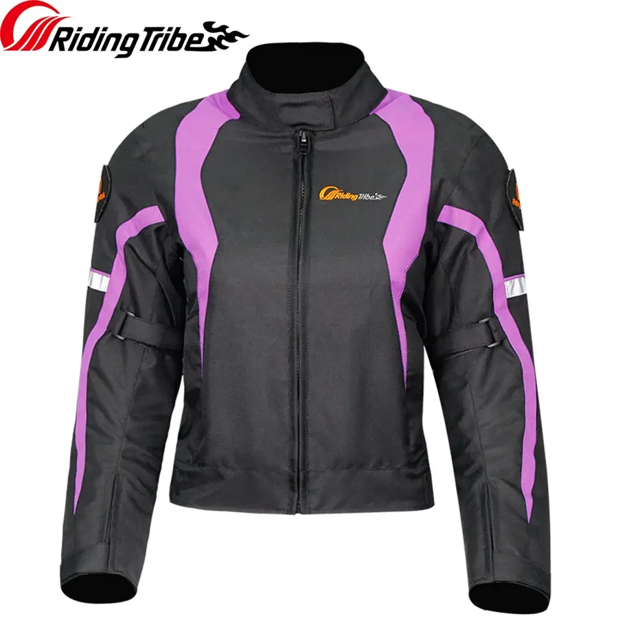 Veste moto femme hiver Riding Tribe, imperméable avec doublure thermique